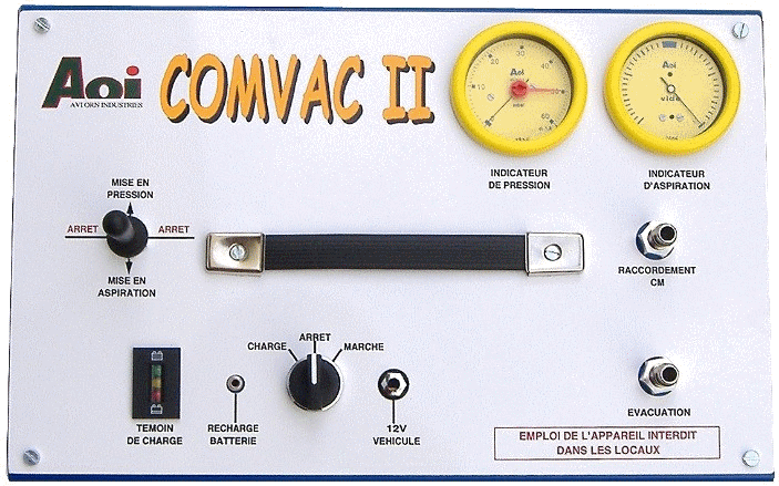 COMVAC 2 DISPOSITIF DE PURGE / CONTRÔLE D'ETANCHEITE POUR CI-CM