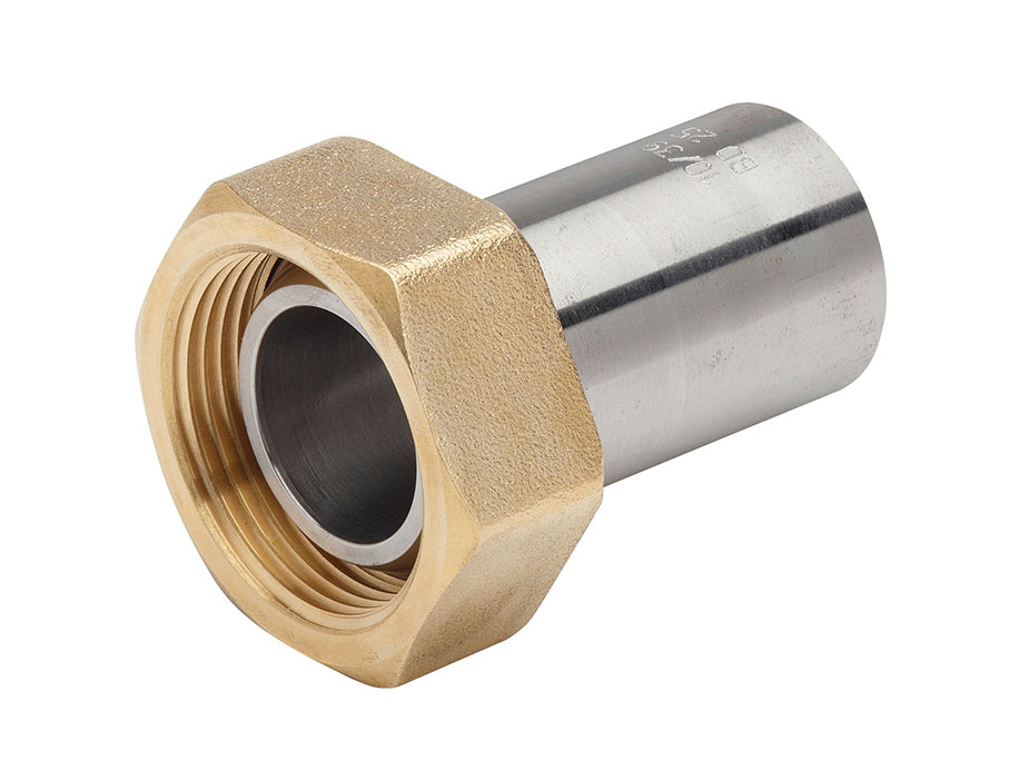 RACCORD 2 PIECES JSC DN 15 ECROU G 3/4" AC21,3 NF540 RAC101 8230202
