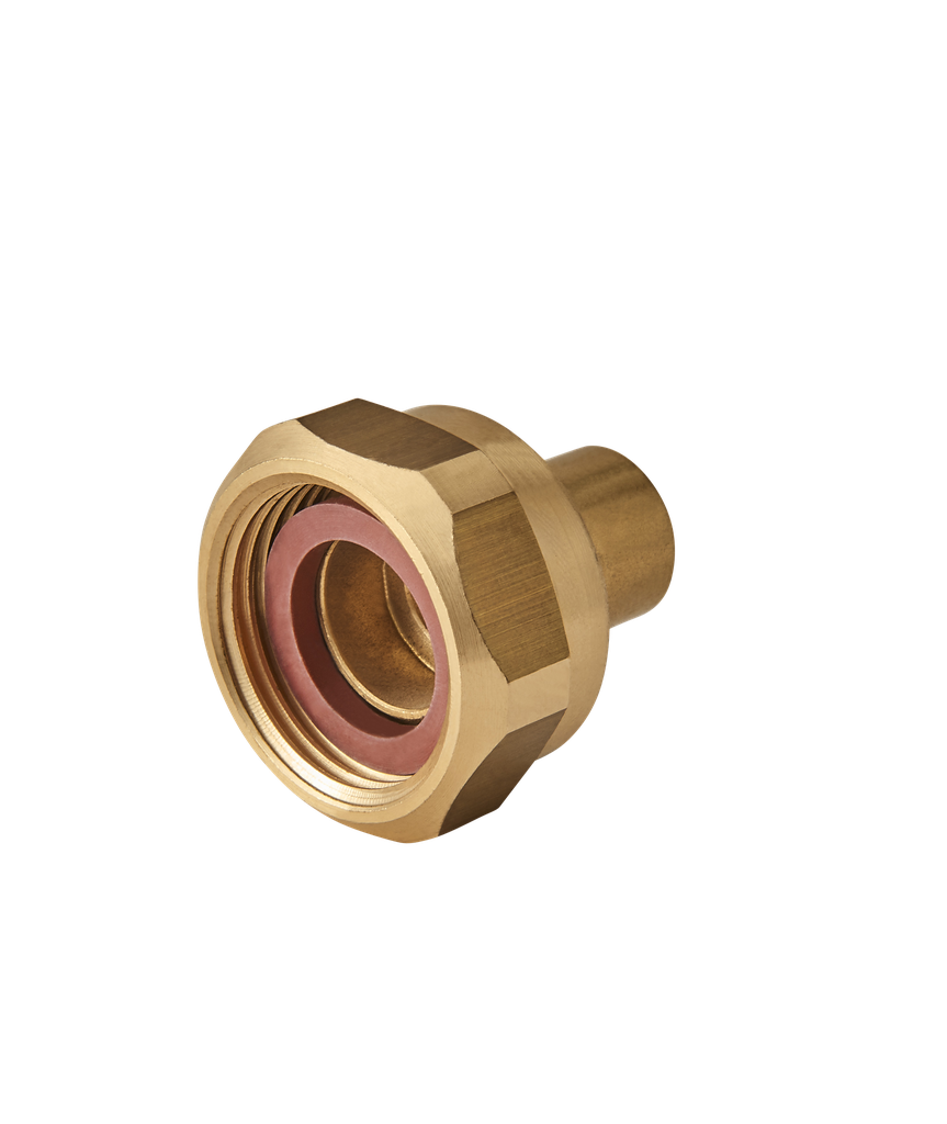 RACCORD BUT/PROP - ECROU G 3/4 -CU16 + JOINT NF540