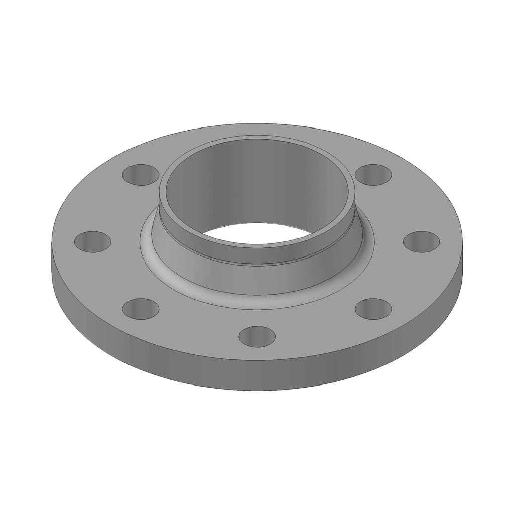 BRIDE A COLLERETTE ACIER FORGE DN65 76.1X2.9 PN10/40 8 TROUS M18 P250GH NF EN 1092-1 TYPE 11/B1 BRI065 §