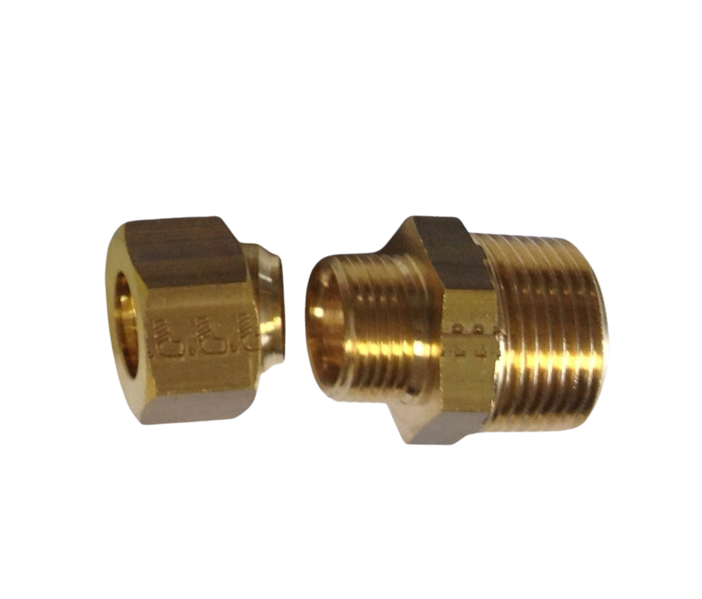 RACCORD M 3/4" BSP CONIQUE OLIVE CU14 POUR IMPULSION DETENTE CSB 400 RAC927