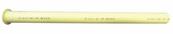 FOURREAU DROIT 63 JAUNE PVC POUR TUBE PE D.40 8620375 FOUD0032 §