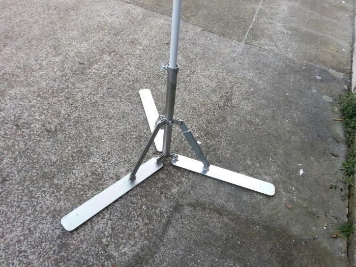 SUPPORT METAL PARAPLUIE DE CHANTIER GRDF 3727003