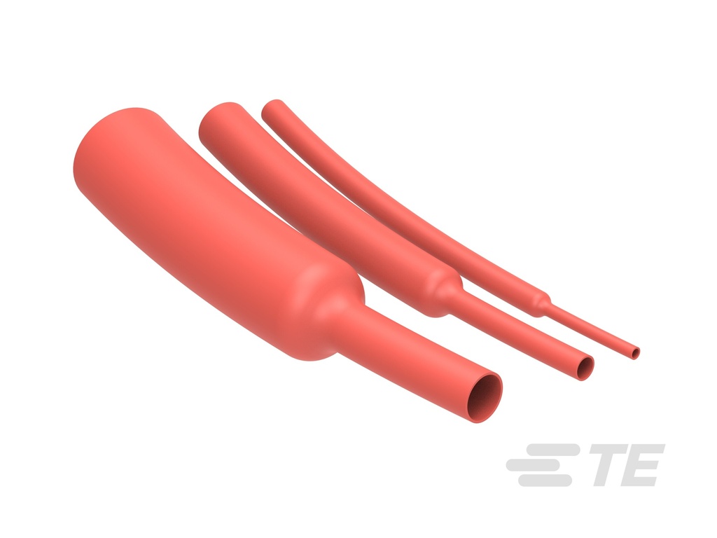 GAINE THERMORETRACTABLE PAROI MINCE CGPT 4.8/2.4 ROUGE 1M