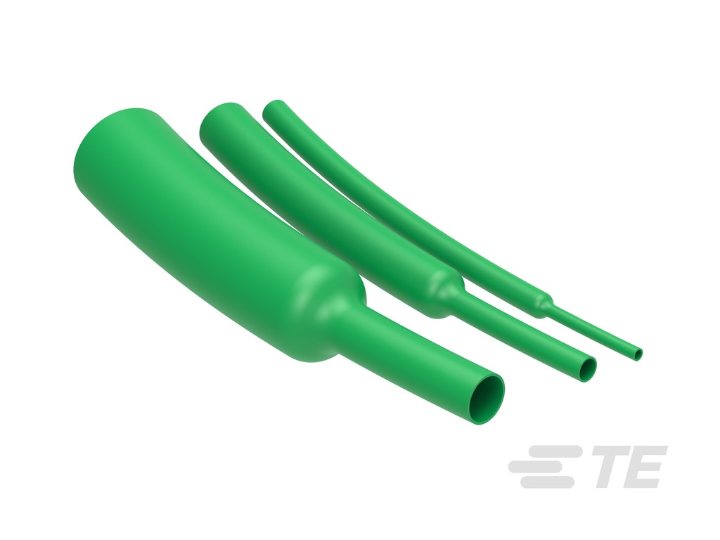 GAINE THERMORETRACTABLE PAROI MINCE CGPT 25.4/12.7 VERT 1M