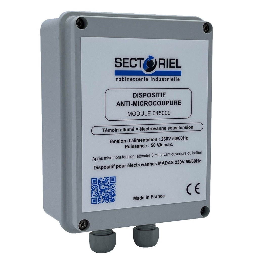 BOITIER CE ANTI MICRO-COUPURE 230VCA TOUT DN AMC006 §