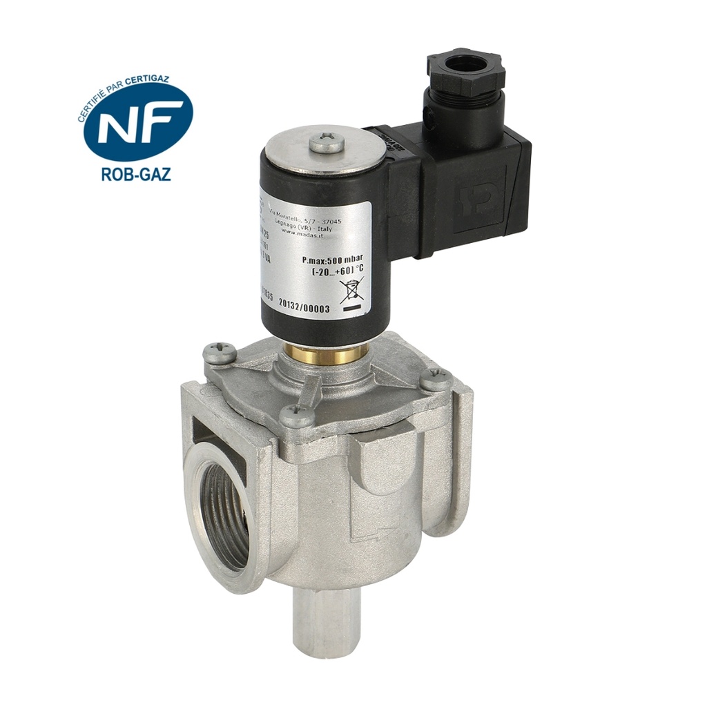 ELECTROVANNE GAZ M16/RM-NF 2" 230VCA 500MBAR ENT. 160MM ELV064 NF078 §