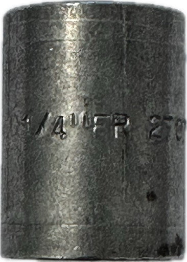 [AVIESSMAN01] MANCHON ACIER NOIR LISSE F/F 1/4" A SOUDER SUR CANALISATION ACIER ESSMAN01 §