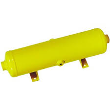[AVI03452] CAPACITE TAMPON CE PED 25L F/F 1"1/2 PREFABRIQUE ACIER JAUNE + 2 BOUCHONS / 500 MBAR CAP002 §